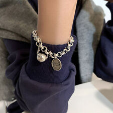 Charm Jewelry 925 Silver Beads Bracelet Lucky Chain Unisex Fashion Gifts Party