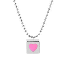 Edens Zero Rebecca Bluegarden Cube Heart Cosplay Metal Pendant Necklace Jewelry