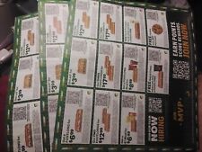 SUBWAY Restaurant Coupons 3X full sheets exp 08/08/2024