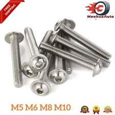 M5 M6 M8 M10 Flanged Button Head Socket Cap Screw Bolts 304 Stainless Steel 18-8 - CN
