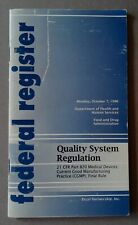 Federal Register 1996 Quality System Regulation 21 CFR Part 820 Medical Devices - Huntington Beach - US