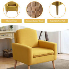 Single Sofa Modern Accent Arm Chair Fabric Chair Upholstered Living Room Fashion - Mumbai - India