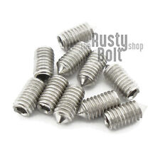 M3 x 6mm, Set Screws Cone Point Grub, A2 18-8 Stainless Steel - Lawrenceville - US