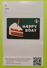 STARBUCKS CARD 2021 HAPPY BIRTHDAY " BRAND NEW~ VHTF 🎂 GREAT PRICE "