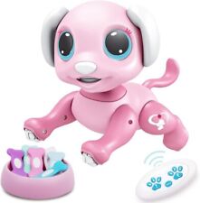 Remote Control Dog Gesture Sensing - Smart Puppy Pink Toy Robot Pet Walks Barks - CN