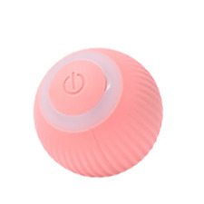 Rechargeable Cat Ball Toy Smart Automatic Rolling Kitten Toys 360 Degree Spinnin - Denver - US
