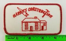 Vintage Harry's Construction Tools Carpenter Patch
