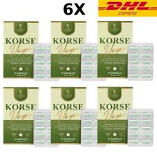 Korse Herb VIP Capsules Weight Manage Natural Extracts Block Burn Detox Fiber 6X - Toronto - Canada