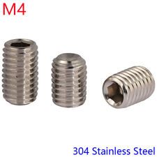 M4 304 Stainless Steel Hex Socket Set Screws with Cup Point Grub Screw DIN 916 - 光明区 - CN