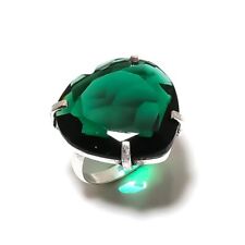 Natural Chrome Diopside Gemstone 925 Sterling Silver Gift Ring Size 6 E225