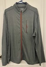 Untuckit Full Zip Travel Hiking Casual Jacket Men’s Gray Size 2XL