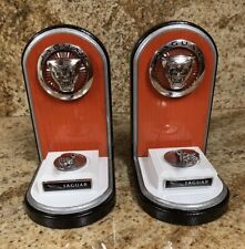 Jaguar Decorative Automotive Custom Made Set of Bookends MUST SEE!