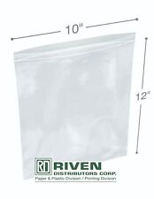 Ziplock Bags - 100 Ziplocks Bags, 2mil Reclosable Zipper Poly Bags Small-Large