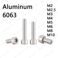 Aluminum Alloy 6063 Allen Bolts Hex Socket Cap Head Screws M2 M3 M4 M5 M6 M8 M10 - CN
