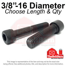3/8-16 Allen Socket Head Alloy Cap Screws Bolts Black Oxide COARSE (Pick Size) - Cleveland - US"