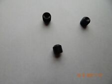 SOCKET SET SCREWS 9/16-18 x 1/2 CUP POINT, BLACK ALLOY. 3 PCS. NEW - Gaines - US"