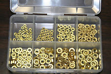 20 PIECES 4-40 X 3/16 THRU 1" ROUND HEAD SLOT M/S BRASS W/ HEX NUTS - Las Vegas - US"