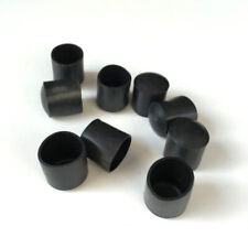 Black Round Rubber Chair Table Feet Furniture Tube Leg End Cover Caps Cap 8~60mm