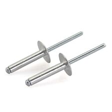 hj garden 60pcs 3/16 x 1 inch (4.8x25mm) large flange aluminum blind rivet self- - Carrboro - US