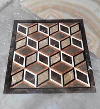 18 Marble Dining Coffee Corner Center inlay Table Top antique Mosaic o124"