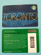 STARBUCKS GIFT CARD 2019/2020 TORONTO " BEAUTIFUL COLORS 🇨🇦 HTF 🔥 NO VALUE"