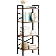 4 Tier Book Shelf, Small Bookshelf Storage Organizer, Tall Narrow Bookcase wi... - Mumbai - India