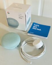 Google Home Mini GA00275-US Smart Speaker with Google Assistant - Aqua - Feasterville Trevose - US