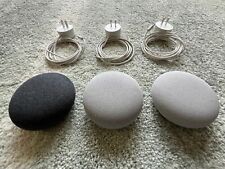 Google Nest Mini - SET OF 3!! (1st Gen - Charcoal + Chalk, 2nd Gen - Chalk) - Chicago - US