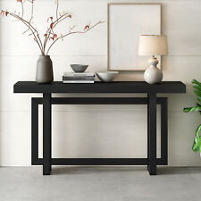 Console Table with Concrete Texture Wood Top 59 Extra Long Entryway Table - Rowland Heights - US"