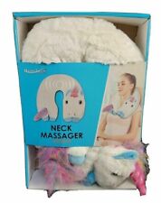 Health Touch UNICORN Plush Neck Massager with Vibration Great for Relaxation NEW - Rockford - US