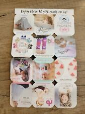 12 Baby gift cards ($535) nursing pregnancy kids newborn new mom leggings