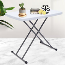 30x20 Rectangle Metal Folding Card Table Lifter Desk Height Adjustable Stable"