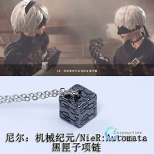 Game NieR:Automata YoRHa No.2 Type B Black Box Necklace Pendant Choker Jewelry