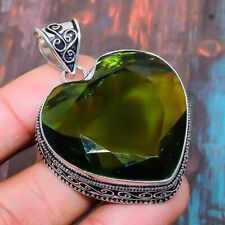 Peridot Gemstone Handmade Gift Jewelry Pendant 1.97 E653"