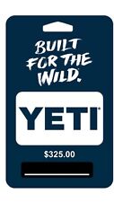 $325 Yeti Digital Gift Card - Yeti.com Only (Will send # and PIN after Purchase)