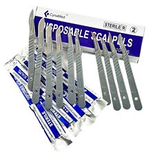 Box of 10 Disposable Scalpels, Sterile, for Dermaplaning, Podiatry, & Crafts - Woodbridge - US