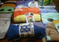 Baby Yoda Mixed Lot. Towels, Puzzle, Mailbox, Bath Rug, Blanket. 7 Item Lot.
