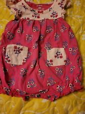 Baby Girl Carter 3m Short Romper GUC