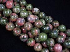 Unakite Round 10mm Gemstone Beads 38cm Strand DIY Jewellery Making
