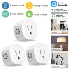 3 Pack Wifi Smart Plug Outlet Phone Remote Control Socket Timer Alexa Google US - Upland - US