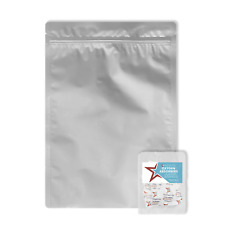 PackFreshUSA 50 Pack Gallon 5 Mil Seal-Top Mylar Bags + 500cc Oxygen Absorbers