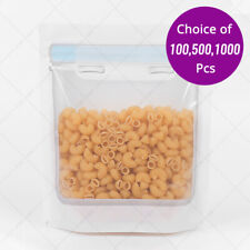 8.25x9.5in Glossy Mylar Food Canister Tupperware Stand Up Zip Lock Bag w/Machine