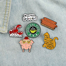 Cartoon Enamel Piercing Brooch Pin Collar Decor Badge Corsage Jewelry Gift Pins~