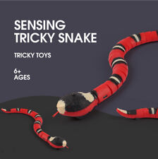 Pet Cat Toy Smart Sensing Snake Toys Cats USB Charging Electron Interactive Toy - CN