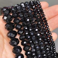 Glass Crystal Rondelle Bead Loose Spacer Beads Jewelry Making 4/6/8/10/12/14mm