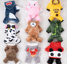 Pet Winter Clothes Warm 4Legs Coral Fleece Cartoon Animal Costume For Dog Cat US - Toronto - Canada