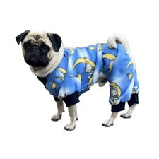 Small Dog Pyjamas Fleece Blue Sleepytime XS S M L XL - Warm Pet Pjs Pajamas - Toronto - Canada
