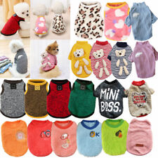 Puppy Pet Dog Cat Warm Fleece Vest Clothes T Shirt Sweater Winter Coat Apparel - - Toronto - Canada