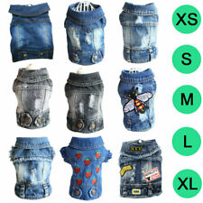 Various Dog Denim Jacket Vest Pet Clothes Dog Coat Jean Cat Vest Puppy Costumes - Toronto - Canada