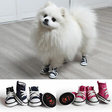 4pcs Pet Dog Canvas Boots Puppy Sports Anti-slip Shoes Sneakers For Small Dogs - Toronto - Canada